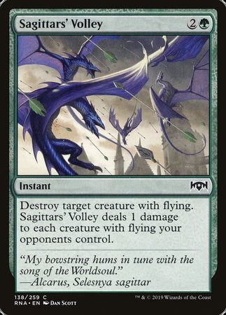 Sagittars' Volley [Ravnica Allegiance] | Tacoma Games