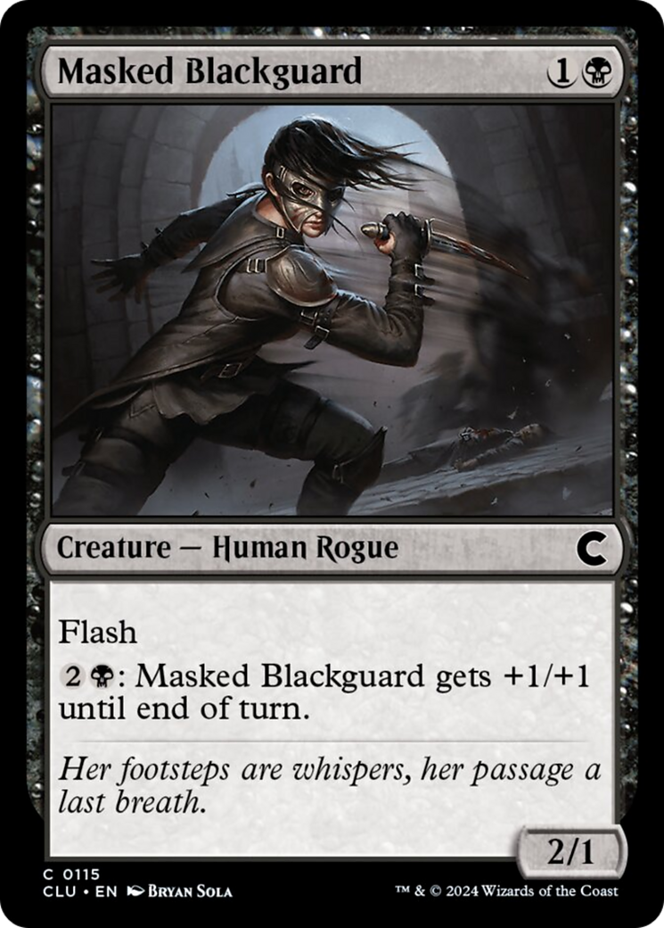 Masked Blackguard [Ravnica: Clue Edition] | Tacoma Games