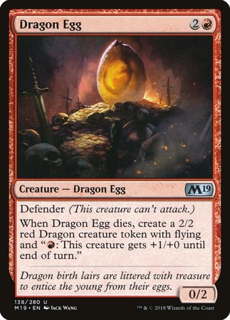 Dragon Egg [Core Set 2019] | Tacoma Games