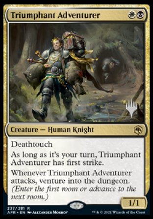 Triumphant Adventurer (Promo Pack) [Dungeons & Dragons: Adventures in the Forgotten Realms Promos] | Tacoma Games