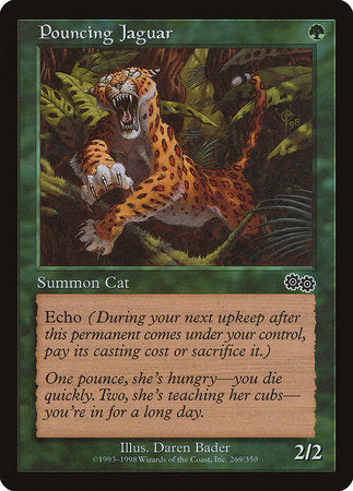 Pouncing Jaguar [Urza's Saga] | Tacoma Games