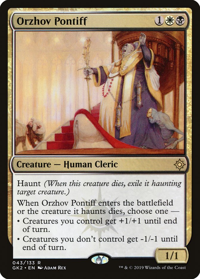 Orzhov Pontiff [Ravnica Allegiance Guild Kit] | Tacoma Games