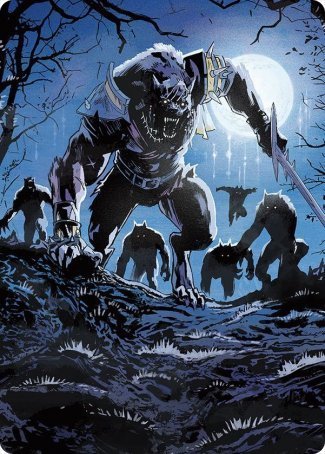Tovolar, the Midnight Scourge 2 Art Card [Innistrad: Midnight Hunt Art Series] | Tacoma Games