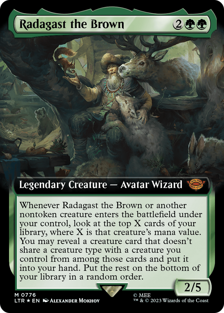 Radagast the Brown (Extended Art) (Surge Foil) [The Lord of the Rings: Tales of Middle-Earth] | Tacoma Games