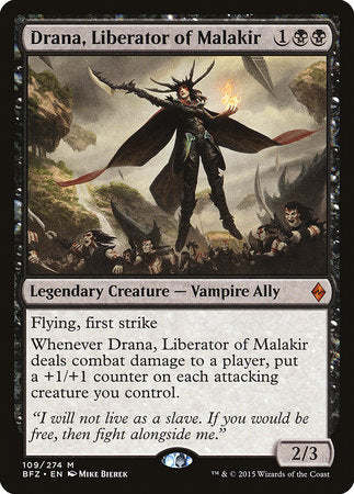 Drana, Liberator of Malakir [Battle for Zendikar] | Tacoma Games