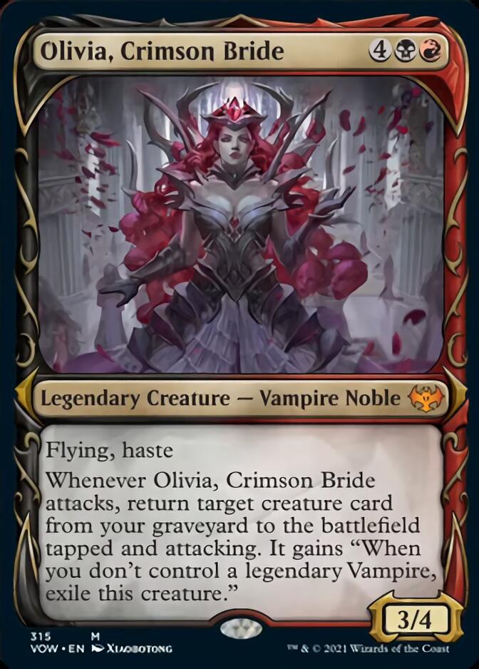 Olivia, Crimson Bride (Showcase Fang Frame) [Innistrad: Crimson Vow] | Tacoma Games
