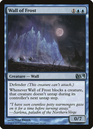 Wall of Frost [Magic 2014] | Tacoma Games