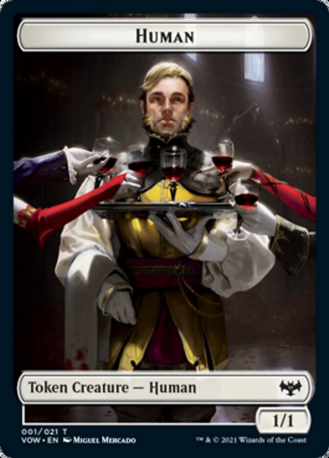 Human Token (001) [Innistrad: Crimson Vow Tokens] | Tacoma Games