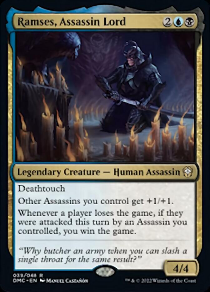 Ramses, Assassin Lord [Dominaria United Commander] | Tacoma Games