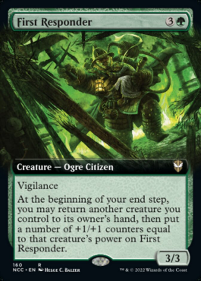 First Responder (Extended Art) [Streets of New Capenna Commander] | Tacoma Games