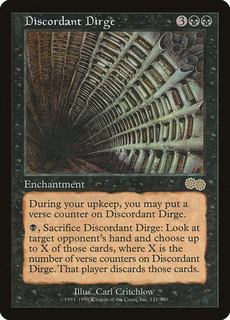 Discordant Dirge [Urza's Saga] | Tacoma Games