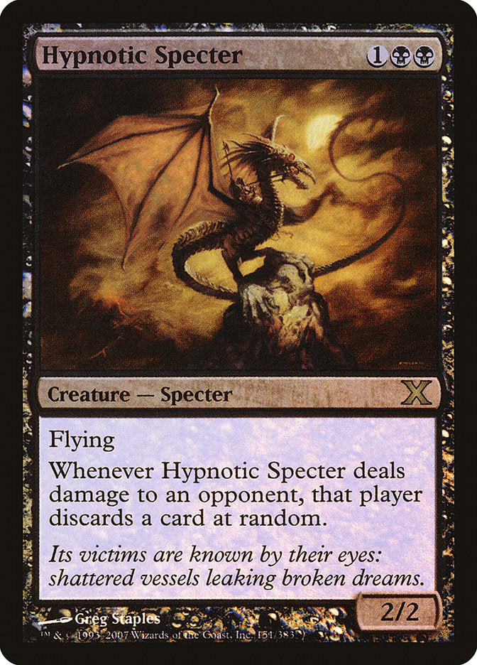 Hypnotic Specter (Premium Foil) [Tenth Edition] | Tacoma Games