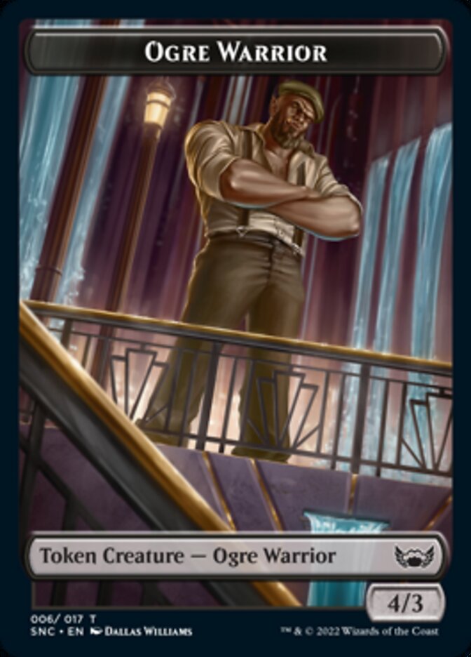 Ogre Warrior // Citizen Double-sided Token [Streets of New Capenna Tokens] | Tacoma Games