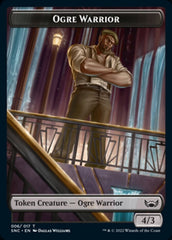 Ogre Warrior // Spirit Double-sided Token [Streets of New Capenna Tokens] | Tacoma Games