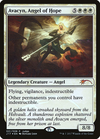 Avacyn, Angel of Hope [Judge Gift Cards 2017] | Tacoma Games