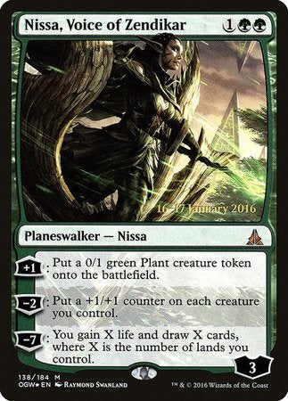 Nissa, Voice of Zendikar [Oath of the Gatewatch Promos] | Tacoma Games