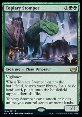 Topiary Stomper (Promo Pack) [Streets of New Capenna Promos] | Tacoma Games