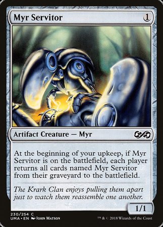 Myr Servitor [Ultimate Masters] | Tacoma Games