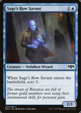 Sage's Row Savant [Ravnica Allegiance] | Tacoma Games