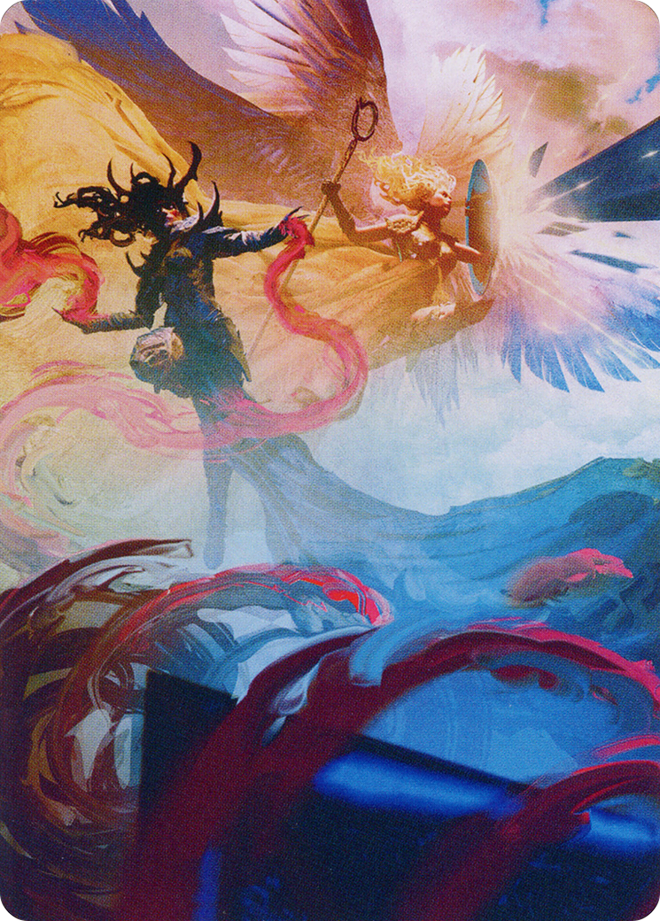 Drana and Linvala Art Card [March of the Machine Art Series] | Tacoma Games