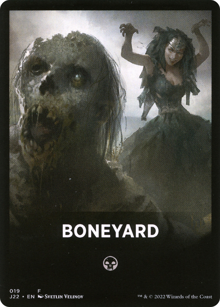 Boneyard Theme Card [Jumpstart 2022 Front Cards] | Tacoma Games