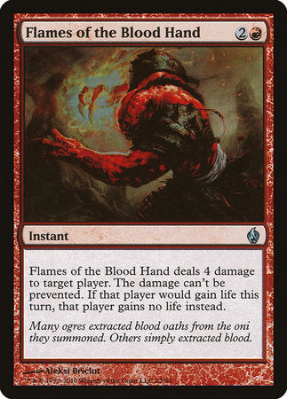 Flames of the Blood Hand [Premium Deck Series: Fire and Lightning] | Tacoma Games
