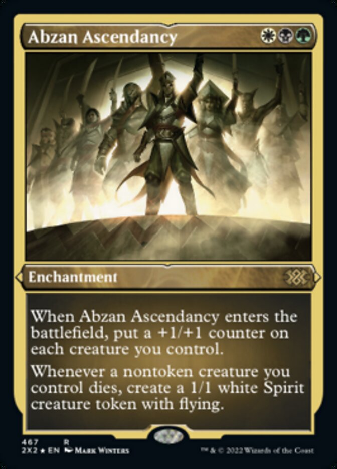 Abzan Ascendancy (Foil Etched) [Double Masters 2022] | Tacoma Games