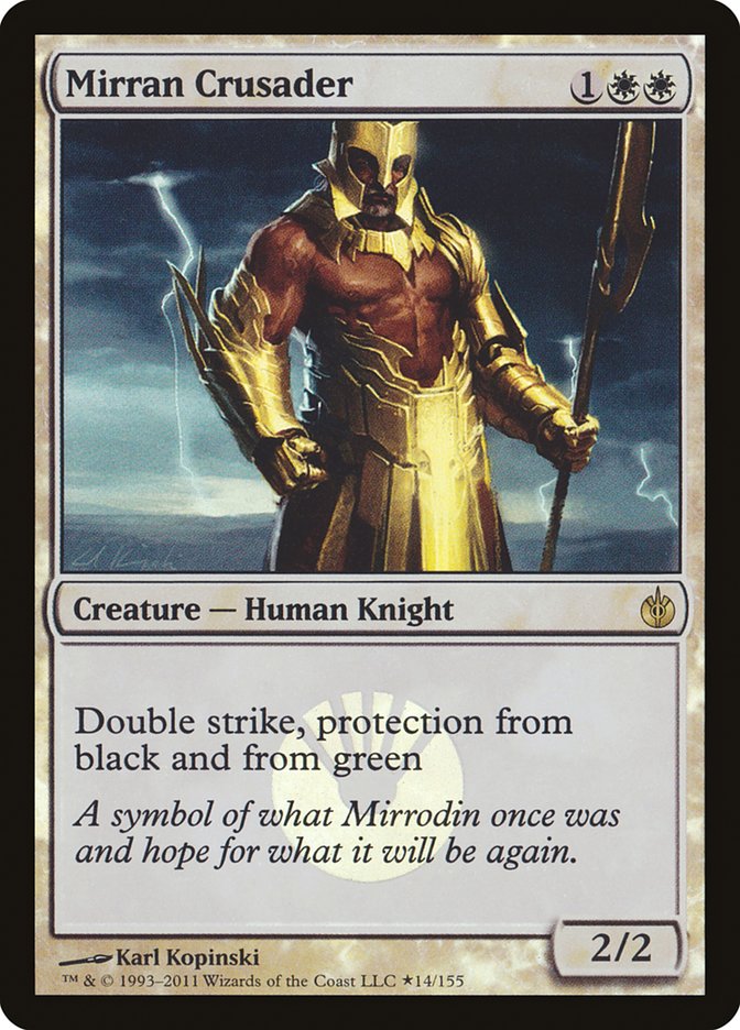 Mirran Crusader (Buy-A-Box) [Mirrodin Besieged Promos] | Tacoma Games