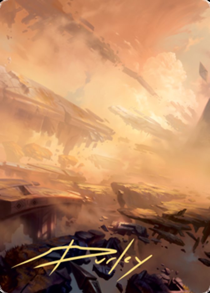 Plains 1 Art Card (Gold-Stamped Signature) [Zendikar Rising Art Series] | Tacoma Games