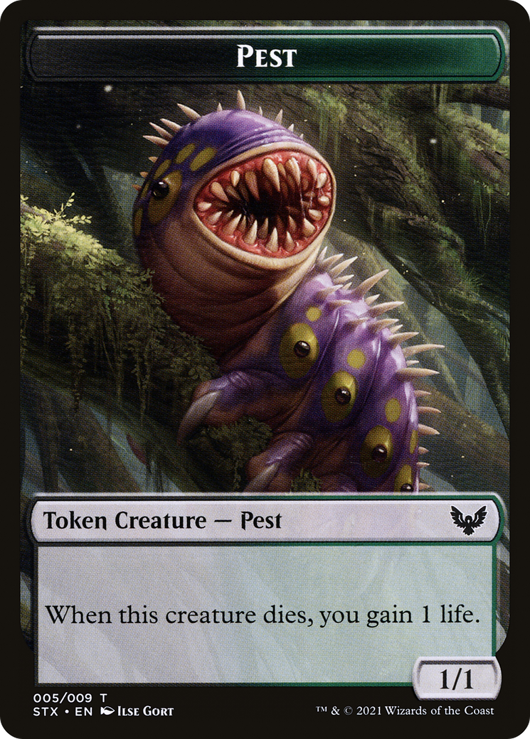 Pest // Lukka, Wayward Bonder Emblem Double-Sided Token [Secret Lair: From Cute to Brute Tokens] | Tacoma Games