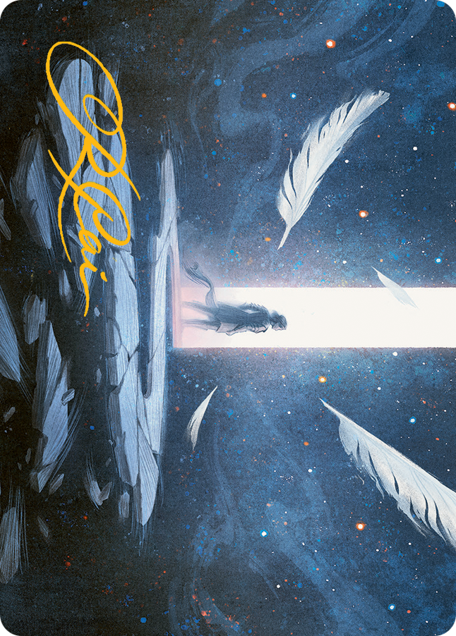 Moment of Truth Art Card (Gold-Stamped Signature) [March of the Machine Art Series] | Tacoma Games