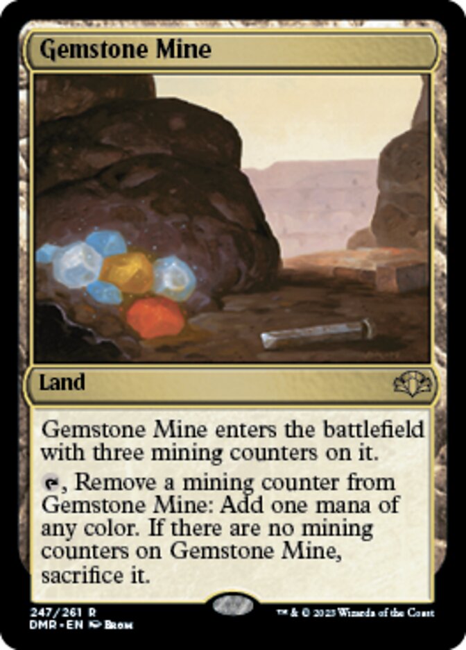 Gemstone Mine [Dominaria Remastered] | Tacoma Games