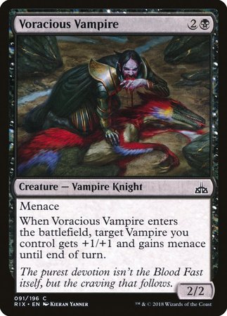 Voracious Vampire [Rivals of Ixalan] | Tacoma Games