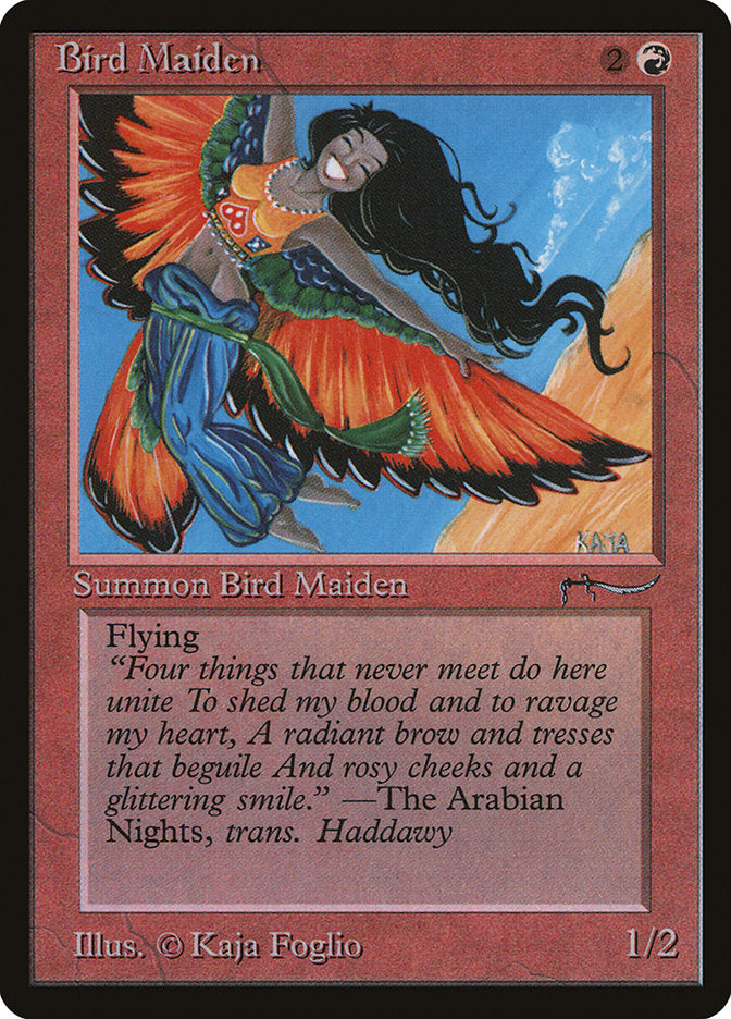 Bird Maiden (Dark Mana Cost) [Arabian Nights] | Tacoma Games