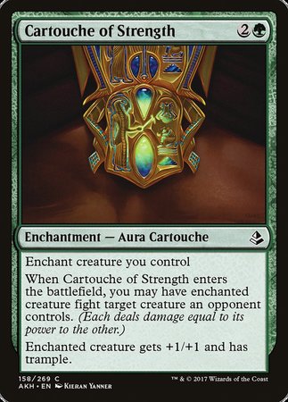 Cartouche of Strength [Amonkhet] | Tacoma Games