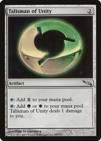 Talisman of Unity [Mirrodin] | Tacoma Games