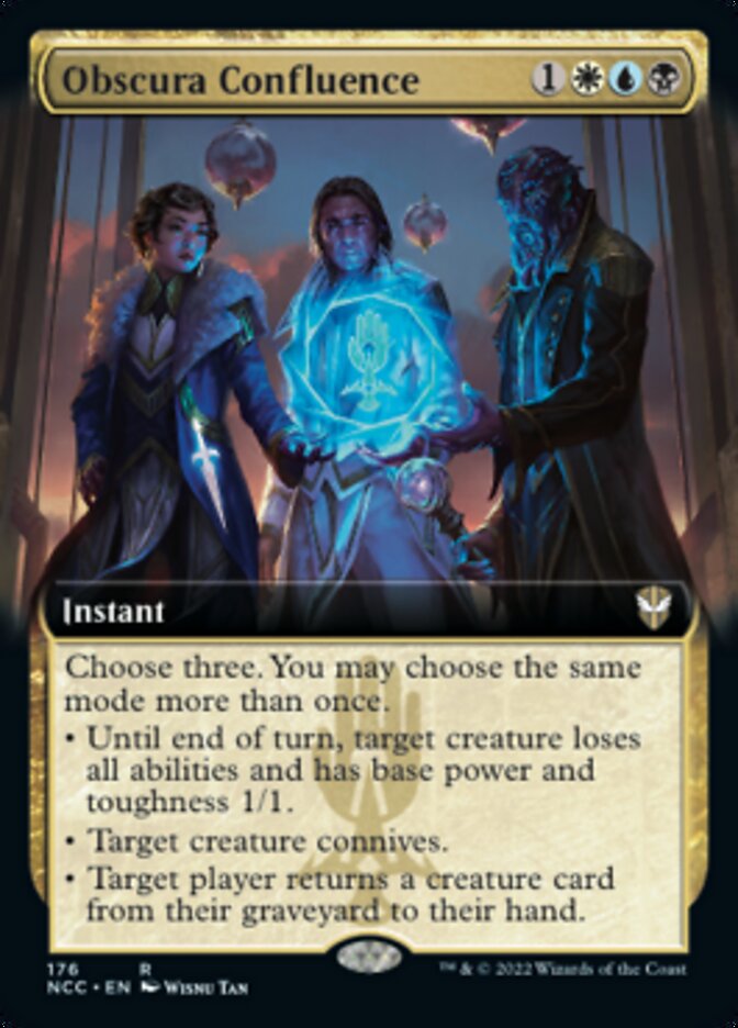 Obscura Confluence (Extended Art) [Streets of New Capenna Commander] | Tacoma Games