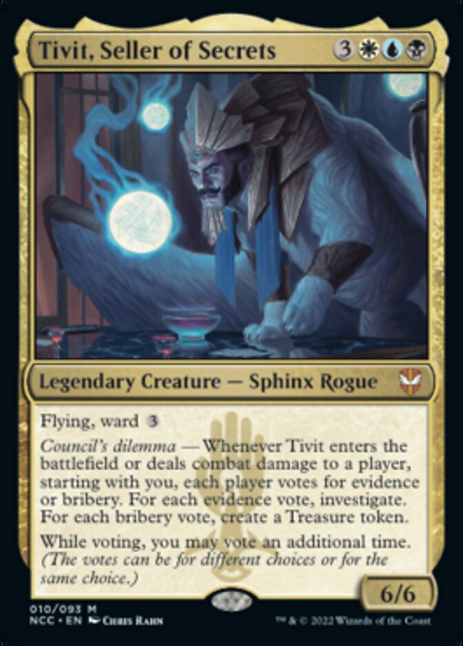 Tivit, Seller of Secrets [Streets of New Capenna Commander] | Tacoma Games