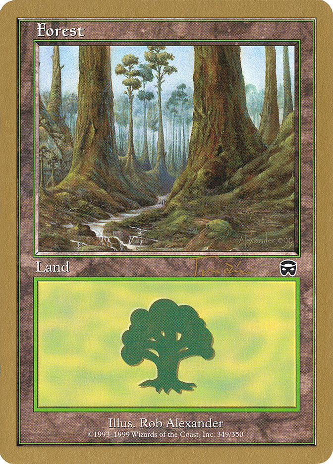 Forest (jt349) (Jan Tomcani) [World Championship Decks 2001] | Tacoma Games