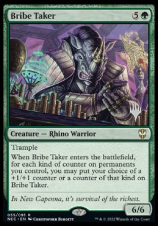 Bribe Taker (Promo Pack) [Streets of New Capenna Commander Promos] | Tacoma Games