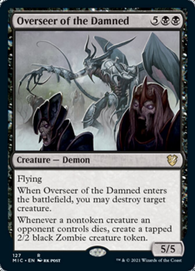 Overseer of the Damned [Innistrad: Midnight Hunt Commander] | Tacoma Games