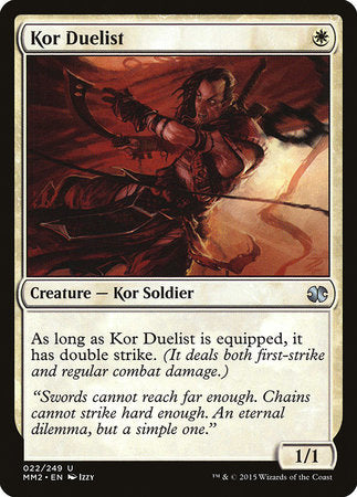 Kor Duelist [Modern Masters 2015] | Tacoma Games