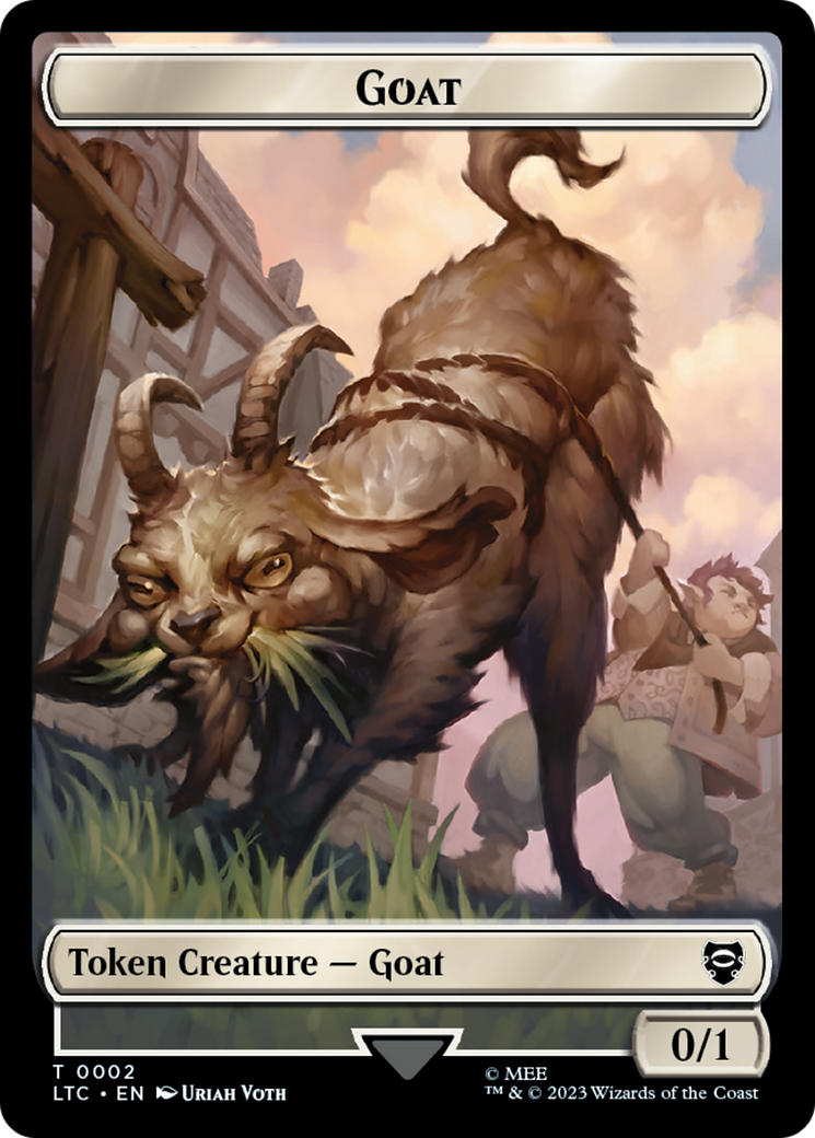 Bird // Goat Token [The Lord of the Rings: Tales of Middle-Earth Commander Tokens] | Tacoma Games