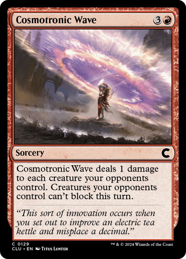 Cosmotronic Wave [Ravnica: Clue Edition] | Tacoma Games