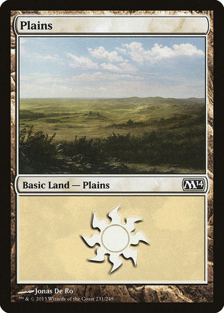 Plains (231) [Magic 2014] | Tacoma Games