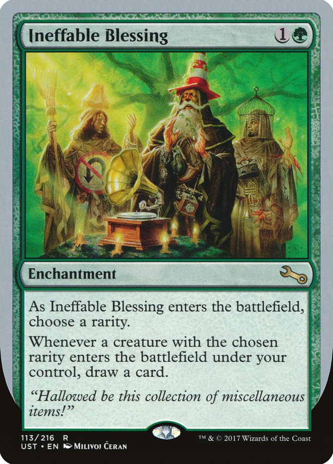 Ineffable Blessing ("choose a rarity") [Unstable] | Tacoma Games