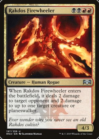 Rakdos Firewheeler [Ravnica Allegiance] | Tacoma Games