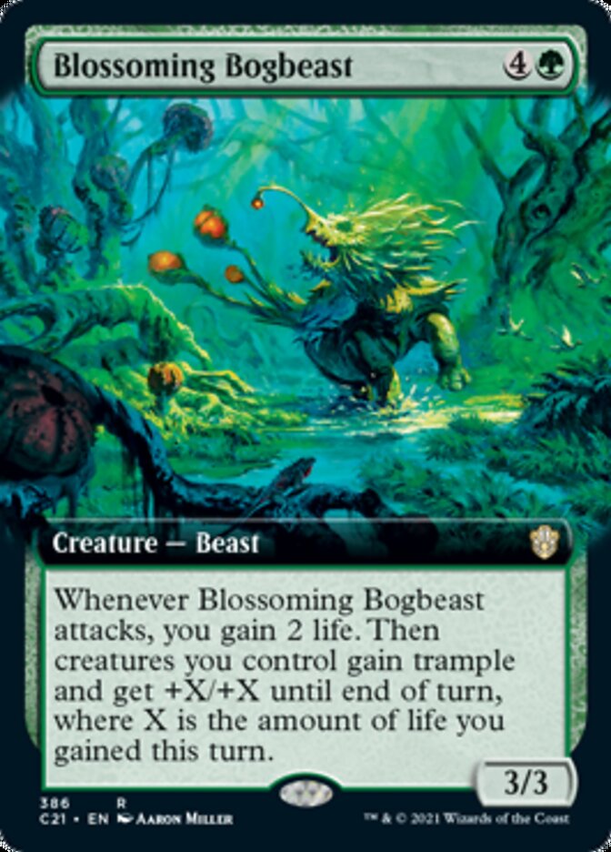 Blossoming Bogbeast (Extended) [Commander 2021] | Tacoma Games