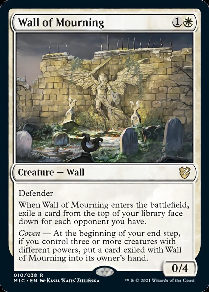 Wall of Mourning [Innistrad: Midnight Hunt Commander] | Tacoma Games