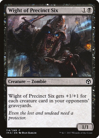 Wight of Precinct Six [Iconic Masters] | Tacoma Games